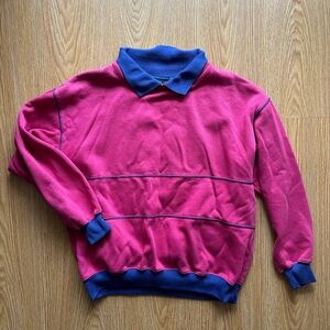 Vintage Collared Sweatshirt